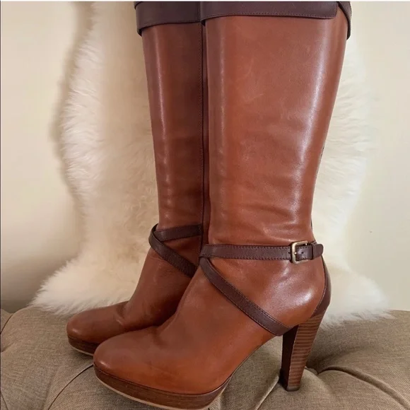 Cole Haan & Nike air high knees poppy boots - Picture 4 of 5